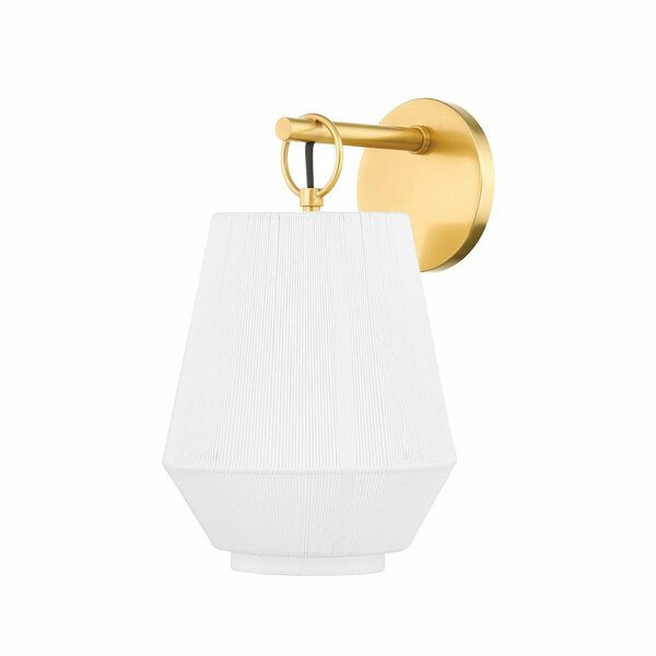 Hudson Valley 1 Light Wall sconce BKO500-AGB